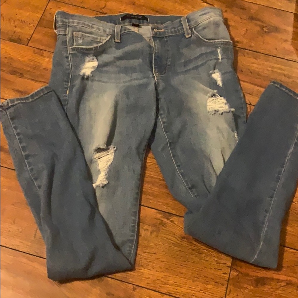 Flying monkey destroyed jeggings size 30